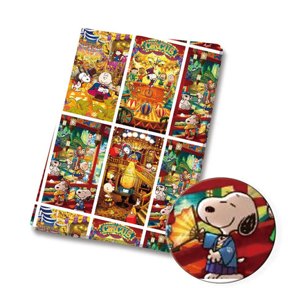 Snoopy-Cartoon-Stoff, heiß, DIY, 140 x 50 cm, handgefertigt, Nähen, Patchwork, Quilten, Babykleid, Heimtuch, bedruckter Stoff, Stoff zum Nähen, Kinderstoff 