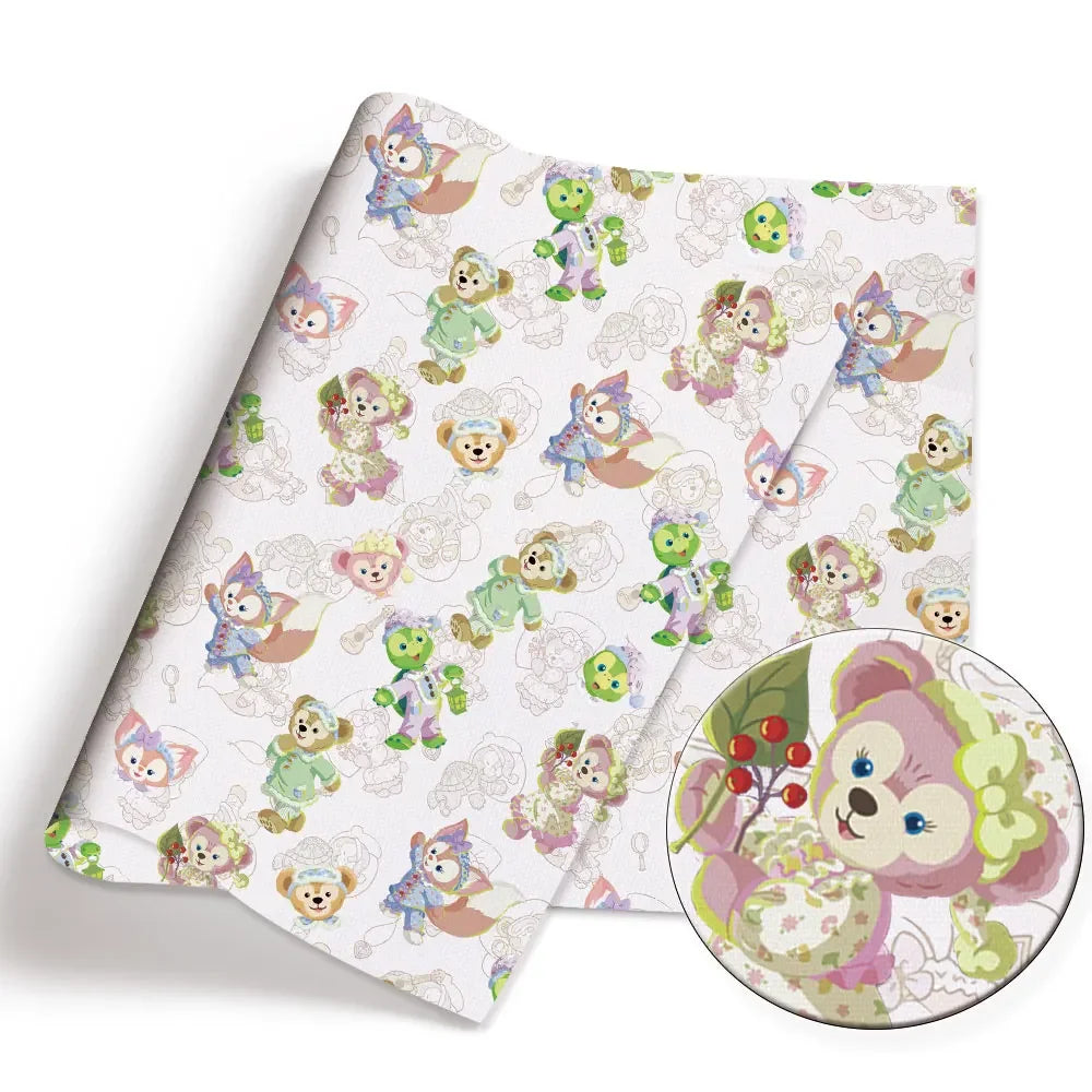 printed fabric 140x50cm