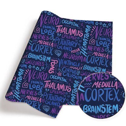 printed fabric 140x50cm