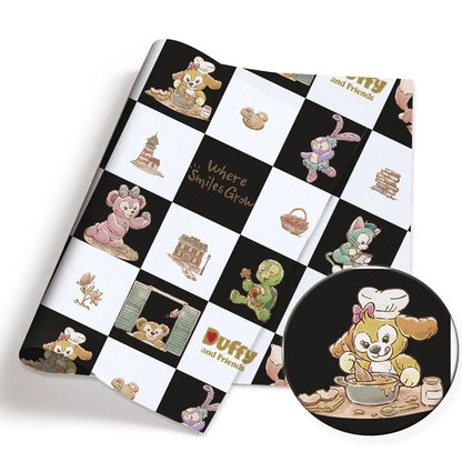 printed fabric 140x50cm