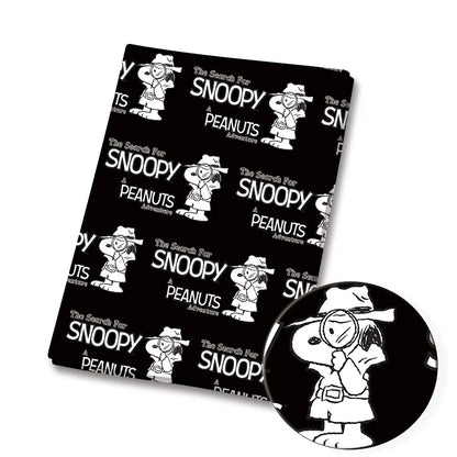 Snoopy-Cartoon-Stoff, heiß, DIY, 140 x 50 cm, handgefertigt, Nähen, Patchwork, Quilten, Babykleid, Heimtuch, bedruckter Stoff, Stoff zum Nähen, Kinderstoff 