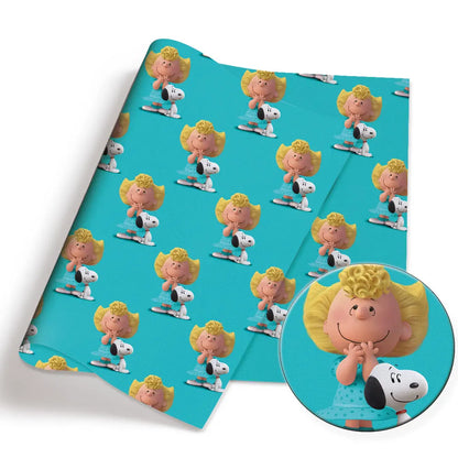 Snoopy-Cartoon-Stoff, heiß, DIY, 140 x 50 cm, handgefertigt, Nähen, Patchwork, Quilten, Babykleid, Heimtuch, bedruckter Stoff, Stoff zum Nähen, Kinderstoff 