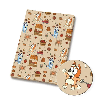 Bluey Fabric 140x50CM 漫画コットン生地 パッチワーク ティッシュ 子供用 ホームテキスタイル 裁縫 人形 ドレス カーテン ポリエステルコットン生地