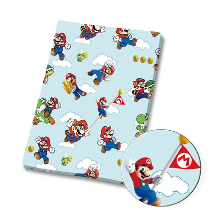 マリオ漫画生地 人気 DIY 140*50cm ハンドメイド 裁縫 パッチワーク キルティング ベビードレス ホームシート プリント生地 生地 裁縫 子供用生地