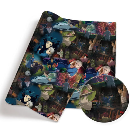 printed fabric 140x50cm