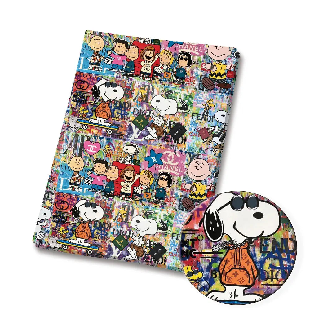 Snoopy-Cartoon-Stoff, heiß, DIY, 140 x 50 cm, handgefertigt, Nähen, Patchwork, Quilten, Babykleid, Heimtuch, bedruckter Stoff, Stoff zum Nähen, Kinderstoff 