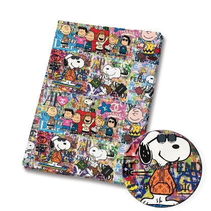 Snoopy-Cartoon-Stoff, heiß, DIY, 140 x 50 cm, handgefertigt, Nähen, Patchwork, Quilten, Babykleid, Heimtuch, bedruckter Stoff, Stoff zum Nähen, Kinderstoff 