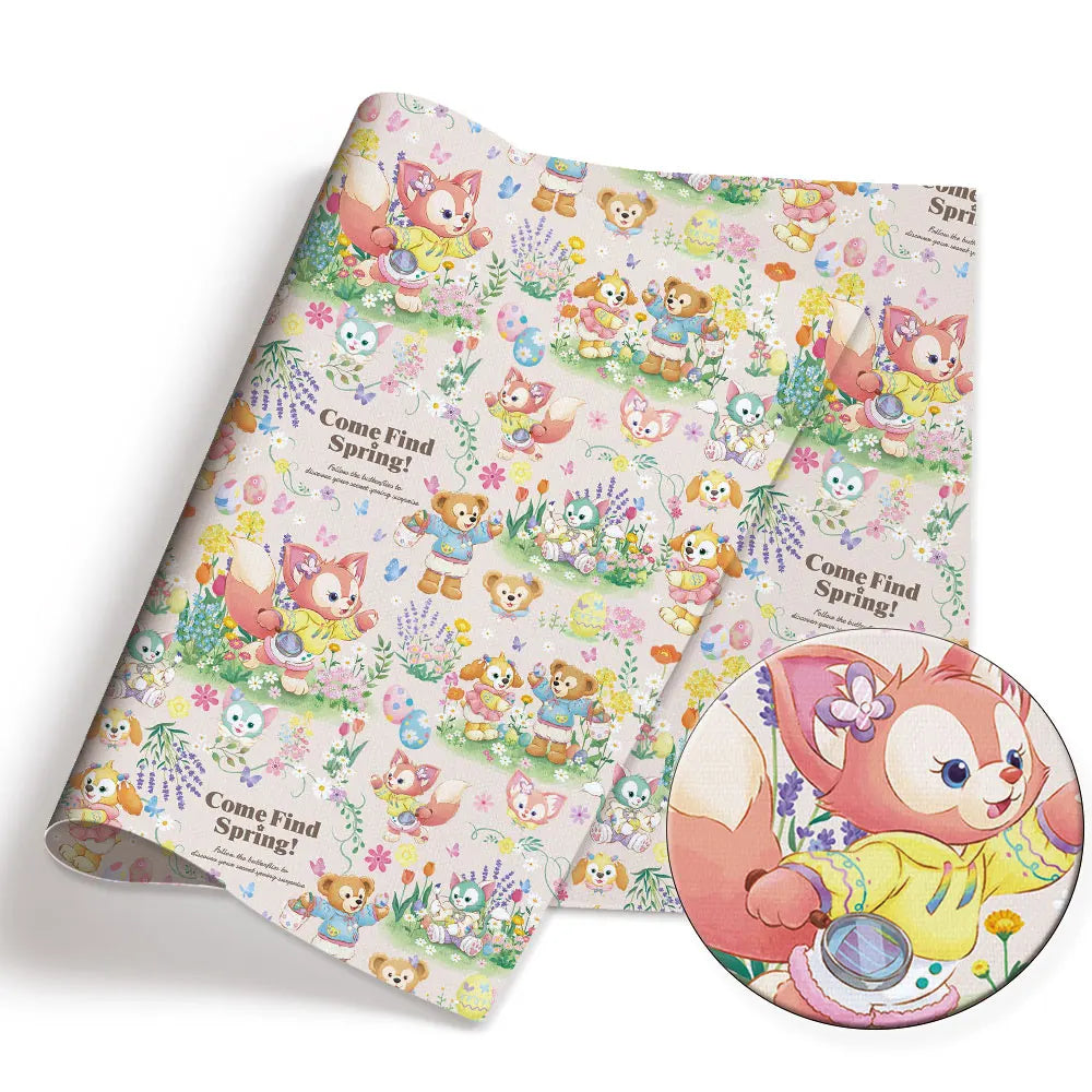 printed fabric 140x50cm