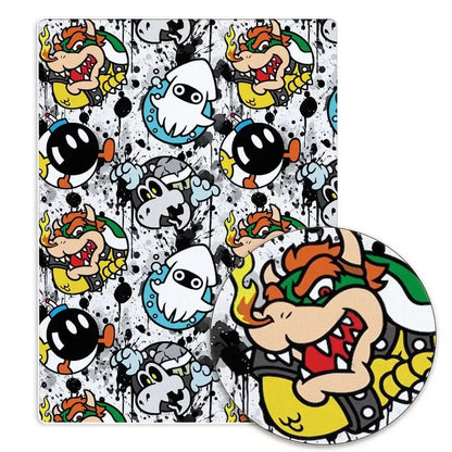 Mario Cartoon Stoff Heißer DIY140 * 50cm Handgemachte Nähen Patchwork Quilten Baby Kleid Hause Blatt Gedruckt Stoff Stoff Nähen Kinder stoff 