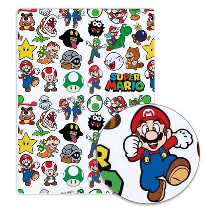 マリオ漫画生地 人気 DIY 140*50cm ハンドメイド 裁縫 パッチワーク キルティング ベビードレス ホームシート プリント生地 生地 裁縫 子供用生地