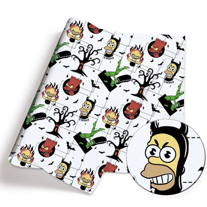 printed fabric 140x50cm
