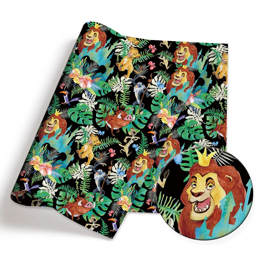 printed fabric 140x50cm