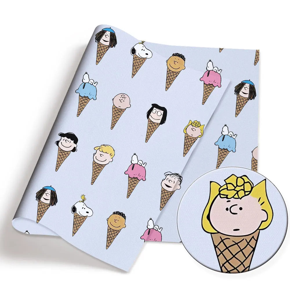 Snoopy-Cartoon-Stoff, heiß, DIY, 140 x 50 cm, handgefertigt, Nähen, Patchwork, Quilten, Babykleid, Heimtuch, bedruckter Stoff, Stoff zum Nähen, Kinderstoff 