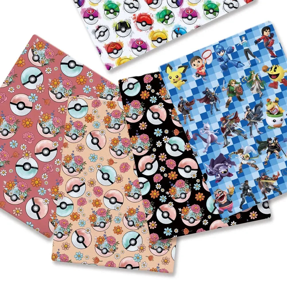 printed fabric 140x50cm