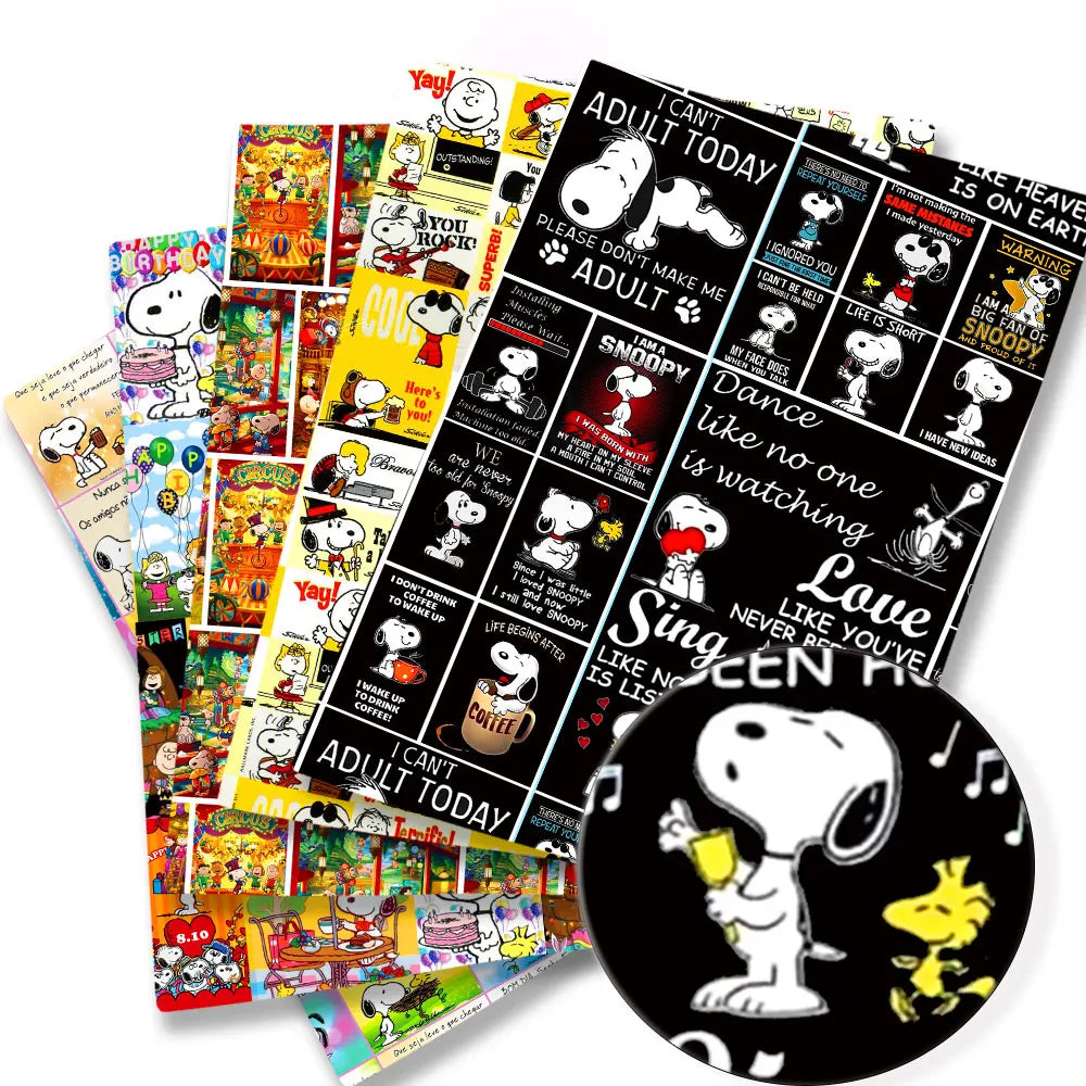 Snoopy-Cartoon-Stoff, heiß, DIY, 140 x 50 cm, handgefertigt, Nähen, Patchwork, Quilten, Babykleid, Heimtuch, bedruckter Stoff, Stoff zum Nähen, Kinderstoff 