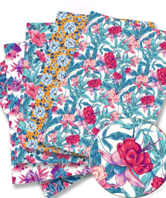 flower fabric the unit is half meter 50*145cm continuous